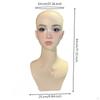 Hairpiece Mannequin Head with Shoulders Realistic Bust Female for