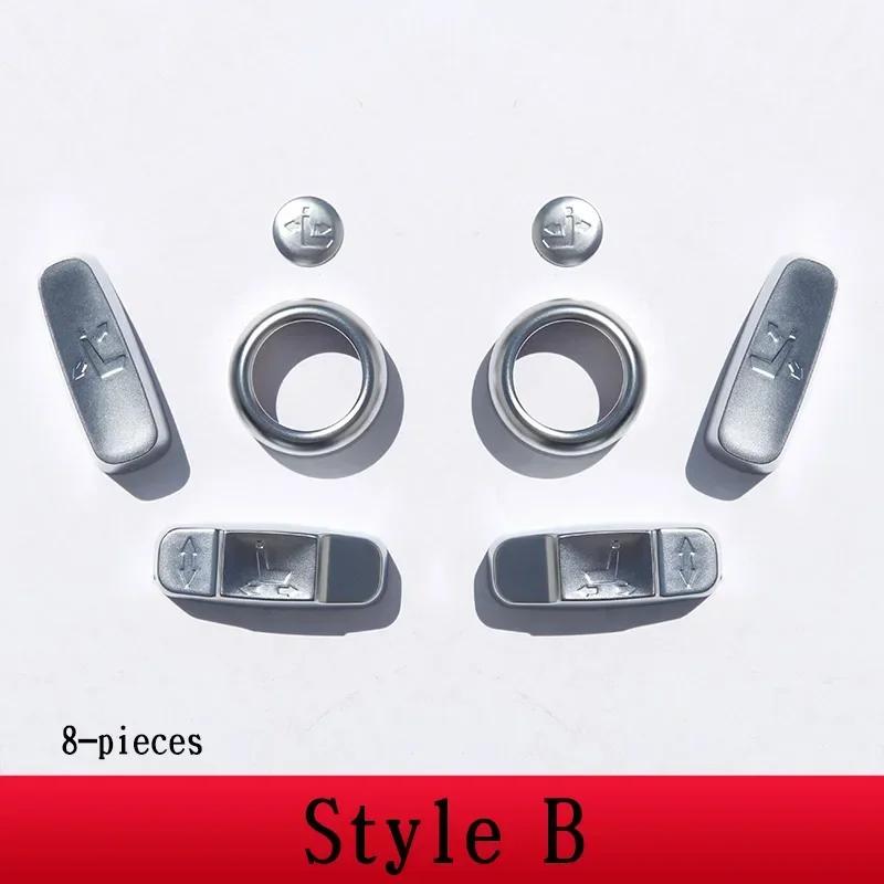 For Land Rover Range Rover Sport Evoque Discovery Sport Discovery 5 Car Seat Adjustment Button Cover Trim Sticker Car Accessory
