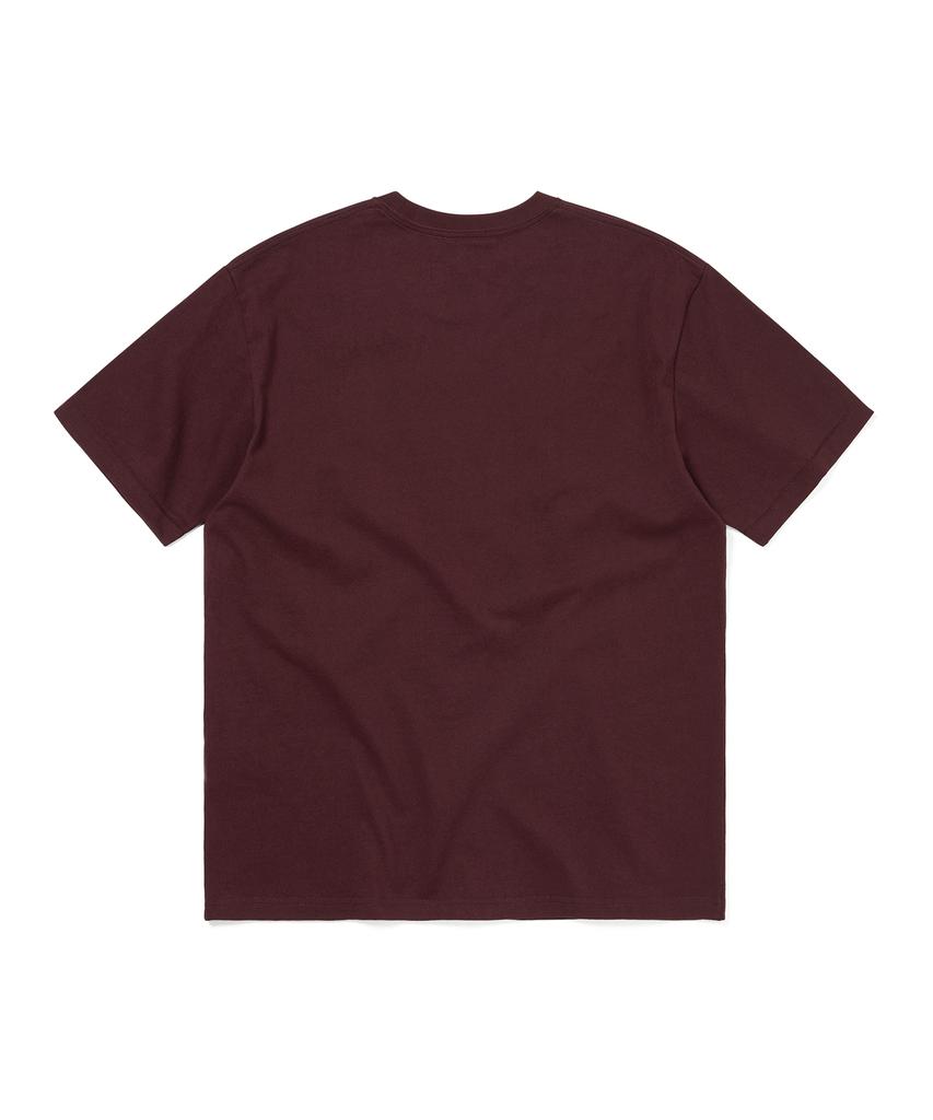 THISISNEVERTHAT Orb Type Tee Burgundy