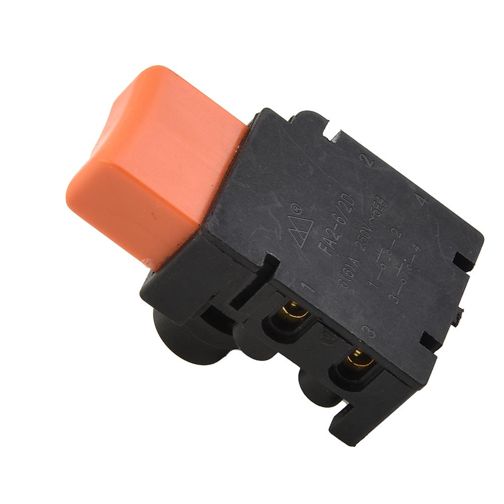DPST Electric Trigger Switch for 5016 Chain Saw Off Lock Function Speed Control Knob Easy to Operate Power Tool Switch