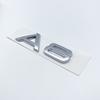 3D Letters Numbers Emblem for Audi A3 A4 A5 A6 A7 A8 Q2 Q3 Q5 Q7 Car Trunk Lid Nameplate Badge Logo Sticker Chrome Glossy Black