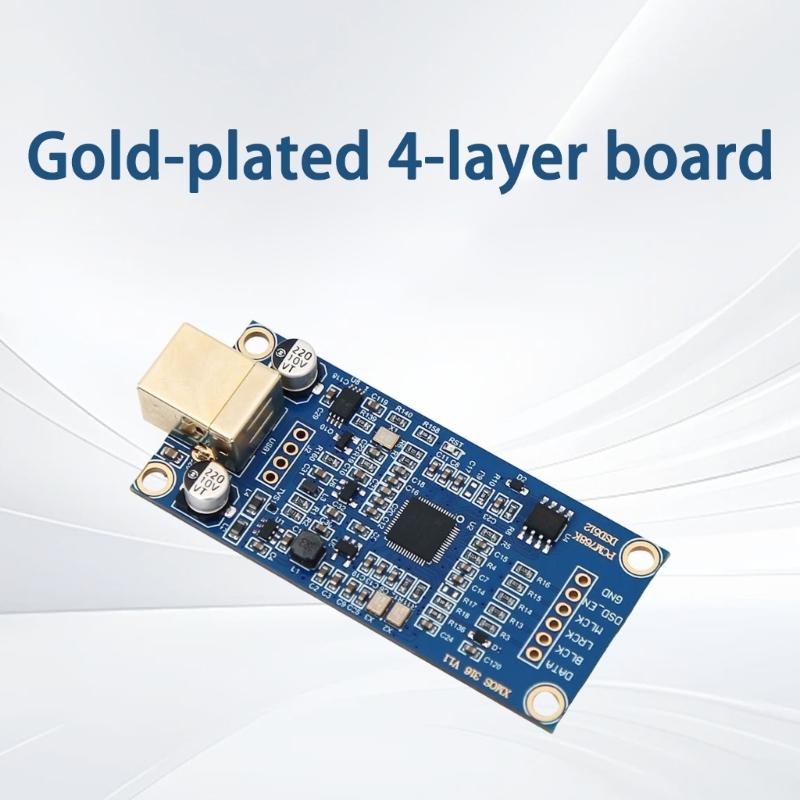 Tragbares XMOS XU316 USB Digitaler Unterstützung DSD512 Digitaler Konverter Übertragung 32bit 768K Installations-Entwicklungsboard