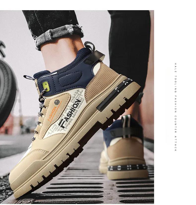 Outdoor Sneakers Male Soft Sole Walking Sneakers Men Casual Autumn Vulcanized Male Walking Sport Shoes