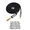 Durability 3.5mm To 6.35mm Audios Cable for Connecting Smartphones Tablets Laptops To Amplifiers for Guitar, Laptop,