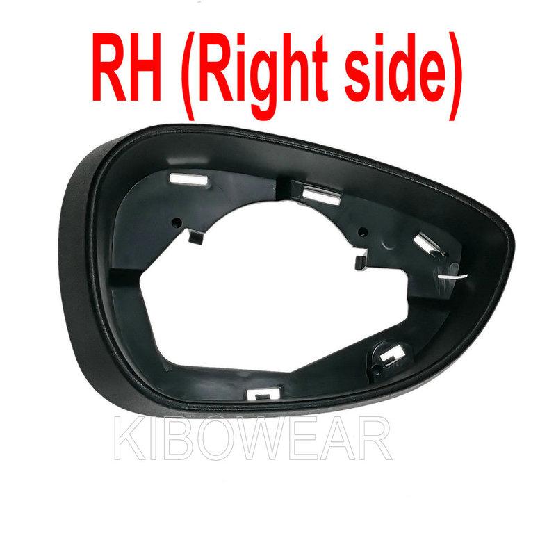 Soporte de Marco de Espejo Lateral para Ford FIESTA MK7 MKVII 2009-2017 2010 2011 2012 2013 2014 2015 2016 Embellecedor de Contorno de Cristal de Ala
