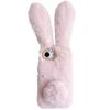 For iPhone 16e Case Plush Cute Bunny Winter Fluffy TPU Phone Cover
