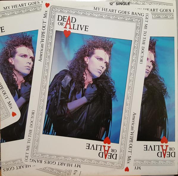 12-дюймовая пластинка DEAD OR ALIVE  My Heart Goes Bang Get Me To The D 12EXP7121 Epic 1985 Канада Танцевальная Электроника Б/у