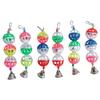 Swing Parrot Toy Lovebird Cockatiel Pet Bird Budgie Bell Ball Random Color Chew For Parakeet Macaw Hanging Cage Supplies