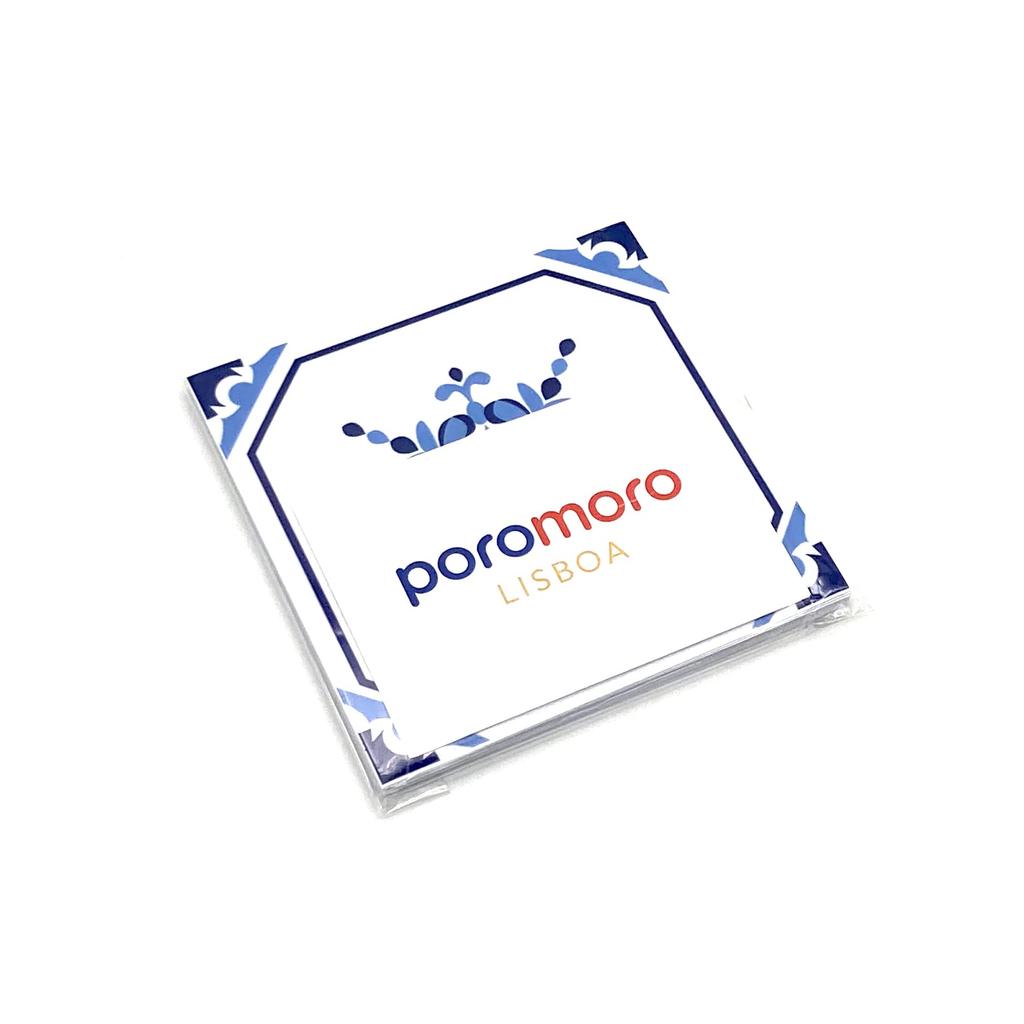 Poromoro Portuguese Spanish Azulejo Tile Stickers Peel and Stick Kitchen Bathroom Mosaic Tile Stickers Set of 16 & (3.9, 70)