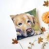 LLabrador Retriever Cushion Cover Washable Linen Pillowcase Soft  for Daily Sofa Bed Home Room Decor