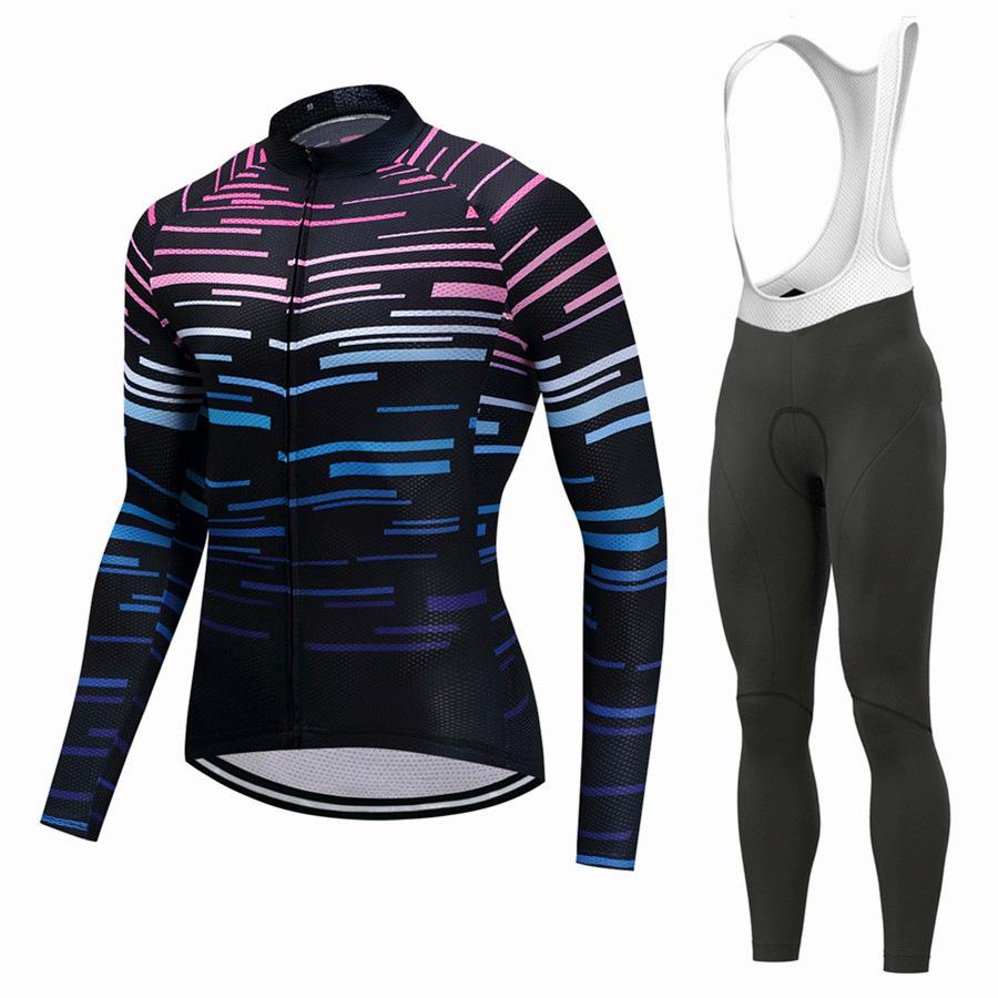 2026 Summer and Autumn Long-sleeved Cycling Suit, Women's Top, Overalls, Trousers, Quick-drying and Breathable Cycling Clothing