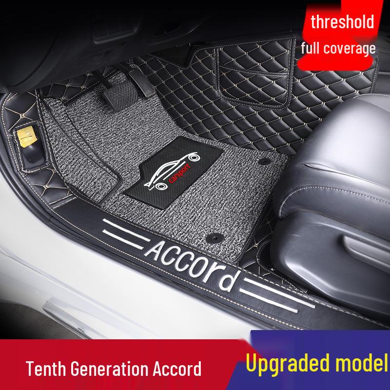 Full Surround Floor Mats for 10th Gen Accord, Compatible with 8th & 9th Gen Accord Models