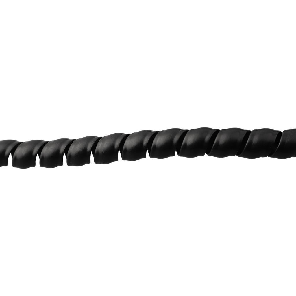 1 szt. Czarny wąż hydrauliczny Osłona / Ochrona kabla Spiralnie zwinięty 5m D-8 10 12mm Nowy
