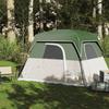 VidaXL 4-Person Green Waterproof Cabin Camping Tent, Tent, Camping Shelter, Garden Shelter, Garden Tent, 94542