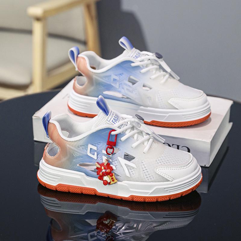 

Summer new boys and girls frame shoes sandals hollow sports shoes medium and older children s sports running non-slip breathable tide shoes 38