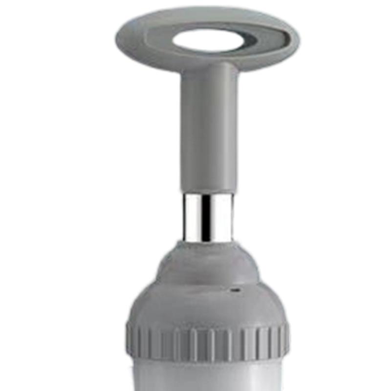 Toilet Plunger Professional Air Powered Drain Unclogger With Pressure Meter Declogger ABS Handle