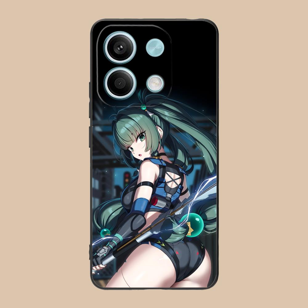 Zenless Zone Zero QingYi Phone Case for POCO F7 F6 F5 F4 F3 F2 Pro GT C75 C71 C65 C61 C40 Pro Ultra Colorful Printing Cover