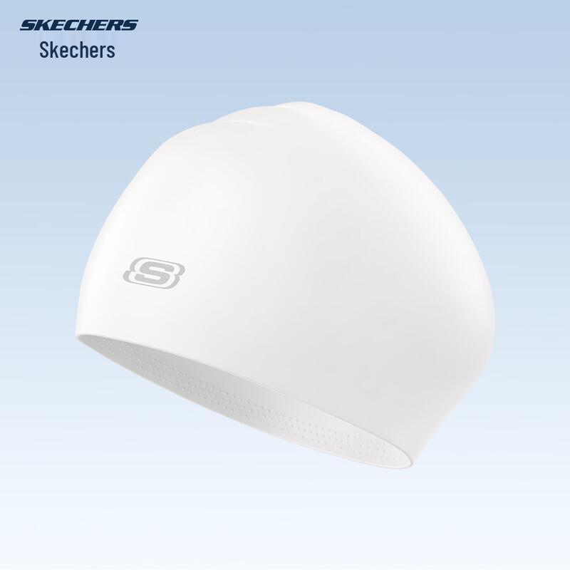 Skechers Adult Silicone Waterproof Swim Cap