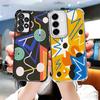 Abstract Geometry PopArt Desgin Soft Phone Case For Samsung A17 A27 A07 A37 A57 A16 A56 A15 A55 A14 A54 A13 A53 A26 A36 A25 A35