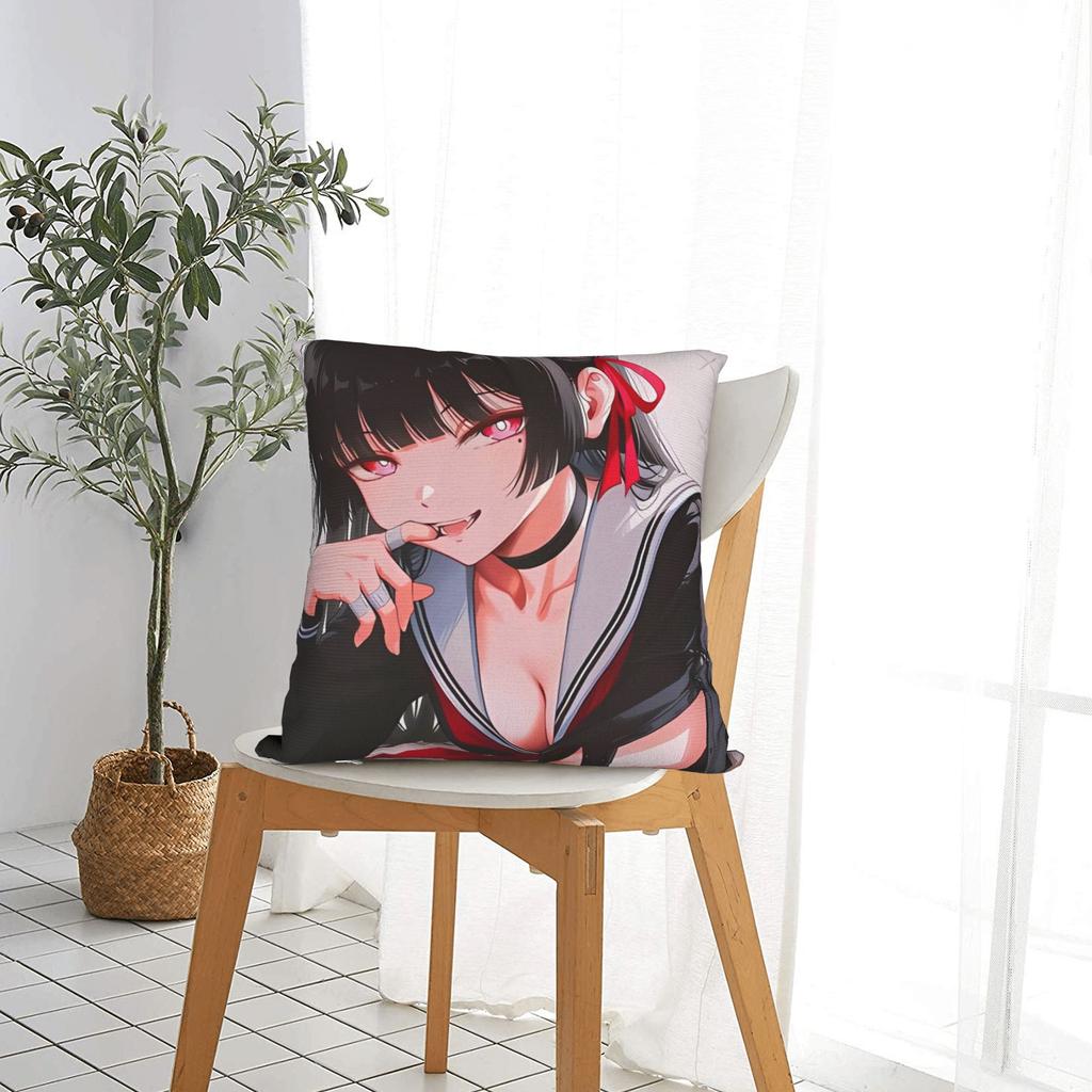 Pillow Cover Wuthering Waves Chisa  Cute Funny Pillow Case For Living Room Sofa Pillowcases