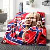 Haaland Blanket Soft Warm Cozy Perfect for Office Seaside Sofa Four Seasons Multipurpose Warmthful Decor Perfect Gift for Relatives and Friends