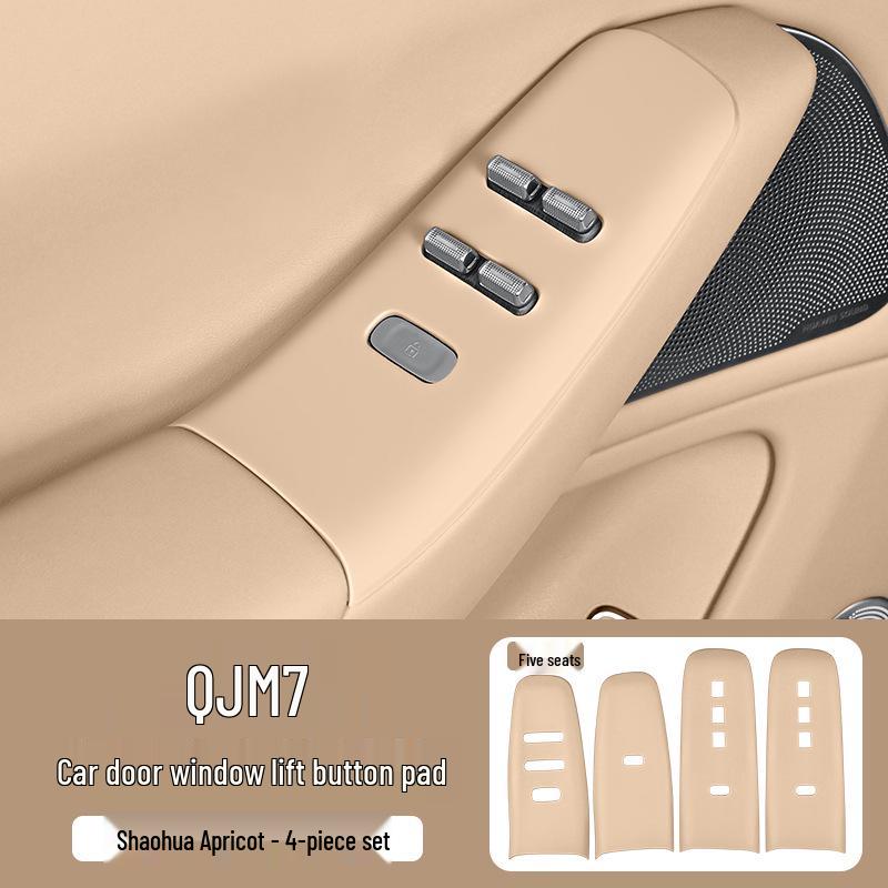 Silicone Armrest Protector for M7/M8 Car Door Window Lifter Panel