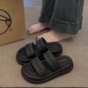 Fashion Hot Selling Fashion Women Shoes 2025 Women's Sandals New Summer Outdoor Thick Bottom Sports Beach Shoes Black Casual Roman Shoes