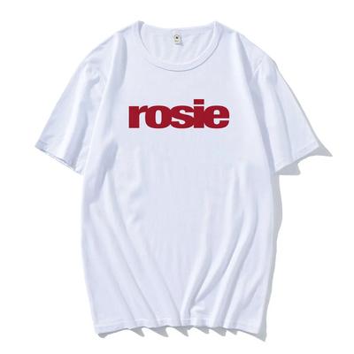 Rosie Album 2025 T-shirts ROSÉ POP Koreansk Mode T-shirt Hög Kvalitet Mjuk T-shirt Vardagskläder Herr Dam Kläder Grafisk T-shirt