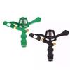 Plastic Rocker Arm Double Spray Lawn Irrigation Nozzle 3/4" Male Thread 360 Degree Angle Rotating Sprinkler Head For Garden
