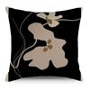 Nordic Abstract Linen Pillowcase Simple Black and White Ins Household Goods Sofa Bedside Car Pillow Cushion Cover