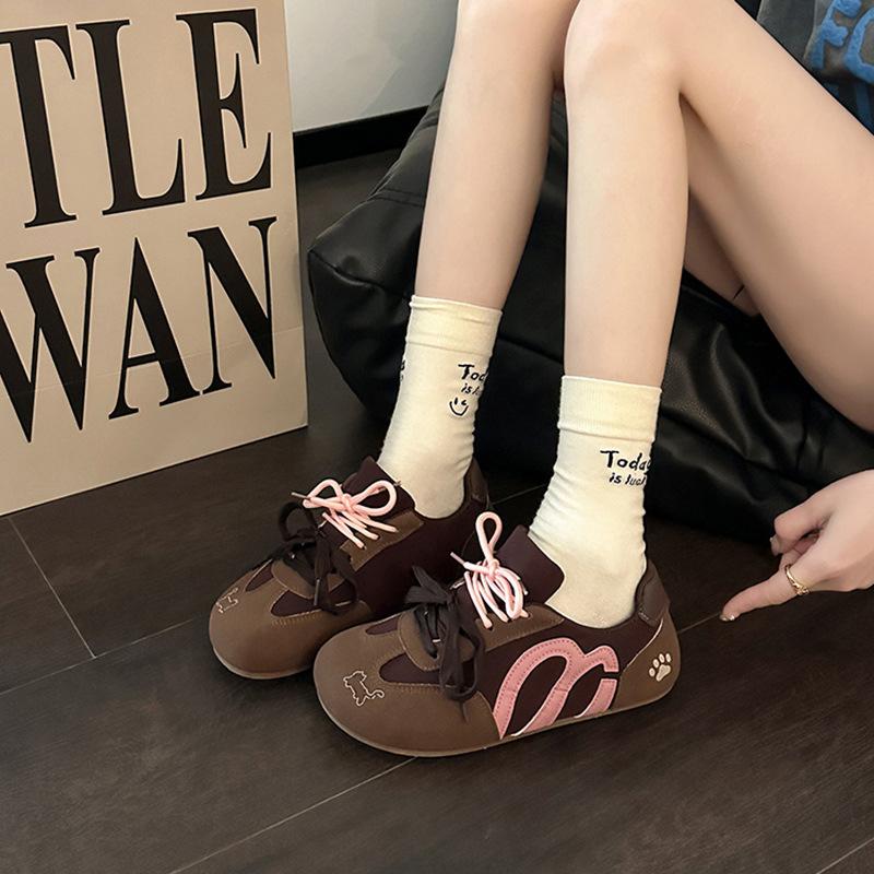 Fashion retro versatile classic lace-up Dexun shoes women's 2025 new summer comfortable and lightweight Forrest Gump shoes board shoes