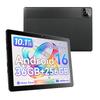 Android 16 Tablet, 10.1 Inch, 36GB+256GB, 2 In 1 Keyboard Mouse Stylus Set, A537 Octa Core