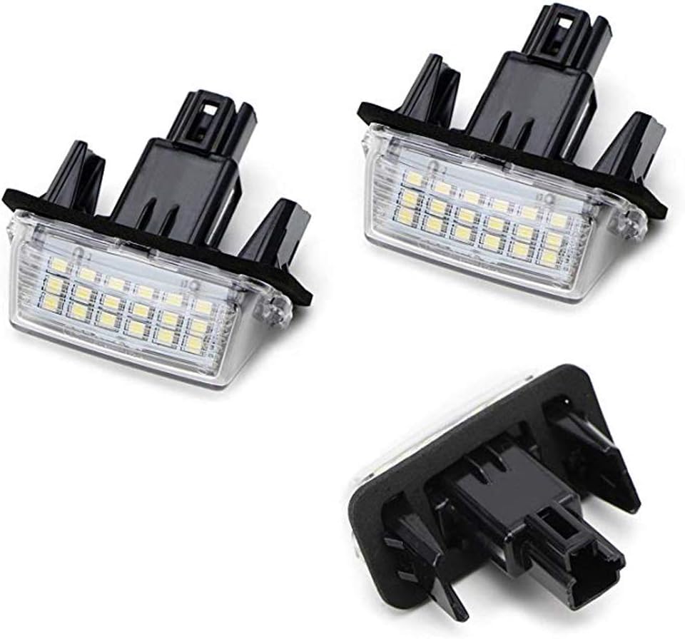 Genuine Replacement LED 18 X 2 License Lamps for Toyota Camry Aqua Avensis Lactis