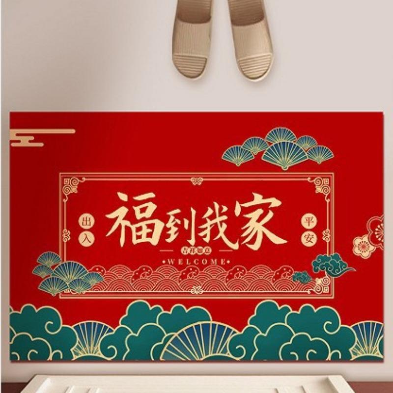 

Однотонный искусственный кашемировый утолщенный впитывающий коврик для ванной комнаты, нескользящий коврик для двери ванной комнаты 40*60cm