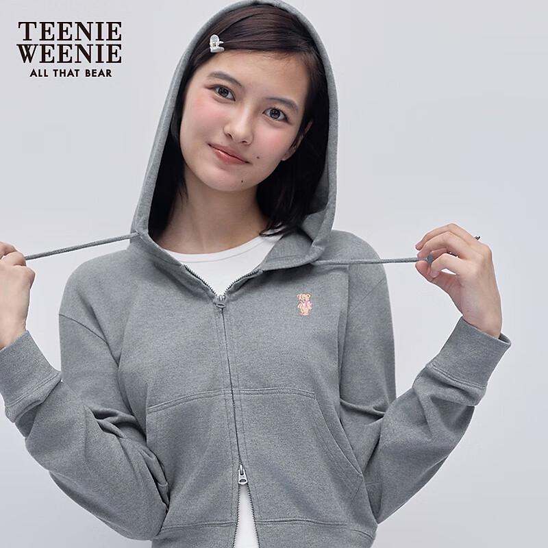 Teenie Weenie Bear Nova 2025 Winter Women's Hooded Cardigan Sweatshirt