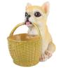 Cute Dog Ornament Entry Key Storage Basket Puppy Statue for Living Room Entrance   Decoration