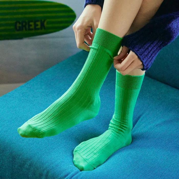 STB023 Superior Colored Rib Socks (10 Colors)