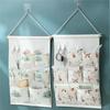 3/5/7 Taschen Baumwolle Wandmontierte Aufbewahrungstasche Zuhause Zimmer Schranktür Kleinkram Kleidung Hängebeutel Halter Kosmetik Spielzeug Organizer