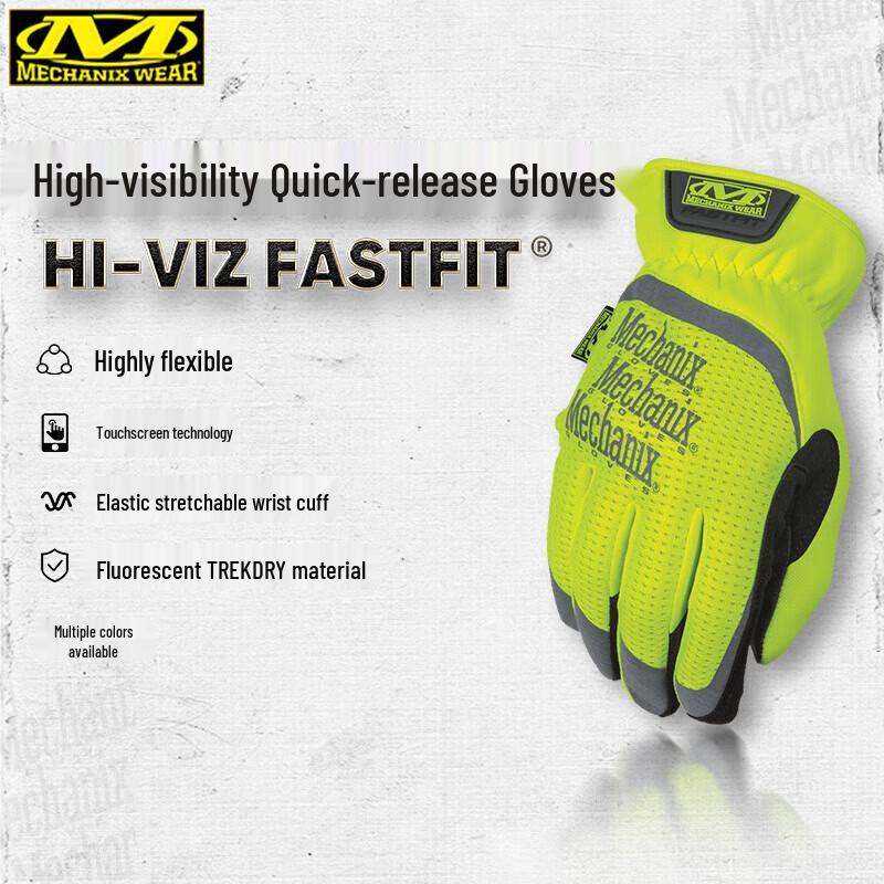 Mechanix Wear FastFit High-Visibility Touchscreen Gloves