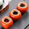 1 persimmon shaped food storage container with sealed lid, suitable for sugar and salt, New Year's gift and souvenir