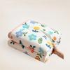 Rabbit Printed Flower Washed Cotton Summer Air Conditioner Quilt For Bedroom