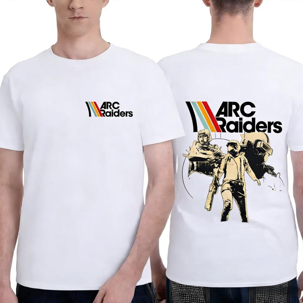 ARC Raiders Gestreifte T-Shirts ARC Heißes Spiel Survival Evolved Sweatshirt Geschenke für Gamer Kleidung Unisex Vintage Spieleliebhaber Oberteile