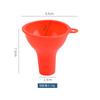 1PC Large Diameter Funnel Silicone Wide-Mouth Funnel Wide Mouth Pour Oil Milk Powder Beans Dispense Funnel Kitchen Tool