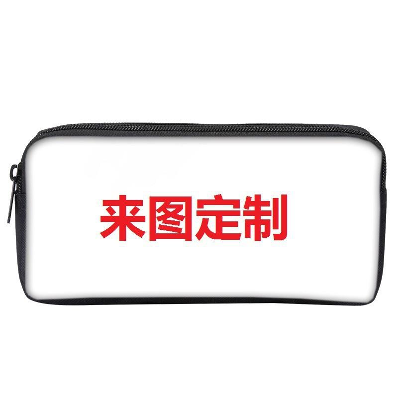 Anime Peripheral Stitch Stitch Pencil Bag Single Layer Pencil Bag Student Children'S Stationery Bag Cartoon Printing Pencil Bag