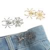 Spiderweb Shape Metal Fastening Button Detachable Pant Buttons Pin Crafts Waist Tightener Clothing Buckle Sewing Tool