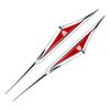 2pcs Car Fender Side Blade Emblem Sticker Metal 3D L Badge  For Peugeot 5008 4008 3008 GT 2008 508 408 Auto Exterior Accessories