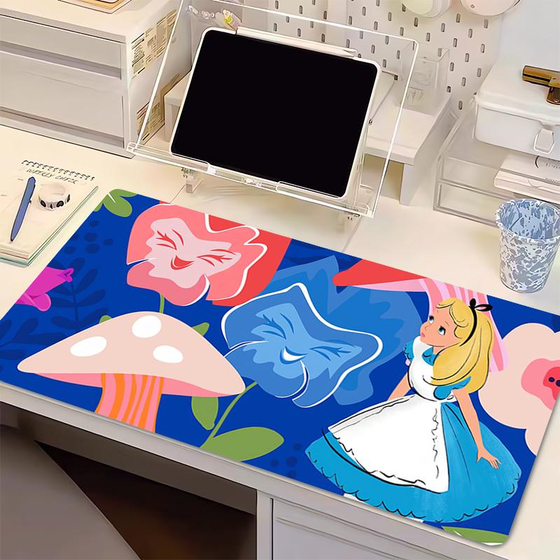 Gaming Mouse Pad PC Desk Mat Gamer Office Computer Carpet Keyboard Table AAlices in Wonderland  Accessories Mousepad