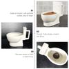 Creative Toilet Coffee Mug Funny Ceramic Water Bottle Novelty Beer Cup Home Office Use Cartoon Design Easy Clean Polished
