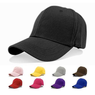 Stylische, schlichte Baseballkappe aus Baumwolle mit Sonnenschutz und gesticktem Design