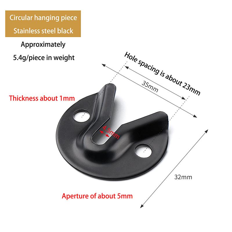 10 Pcs/lot Plate Hangers Flush Mount Bracket Furniture Hooks Coat Picture Frame Shelf Iron Stands Invisible Wall Hanging Plate